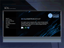 Tablet Screenshot of bcglogistics.com